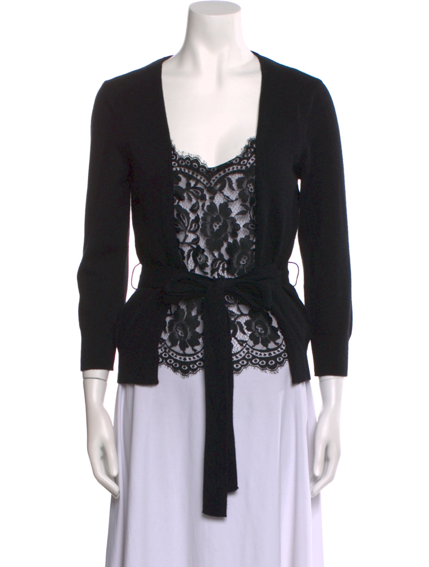 Dolce & Gabbana Cashmere Floral Print Sweater