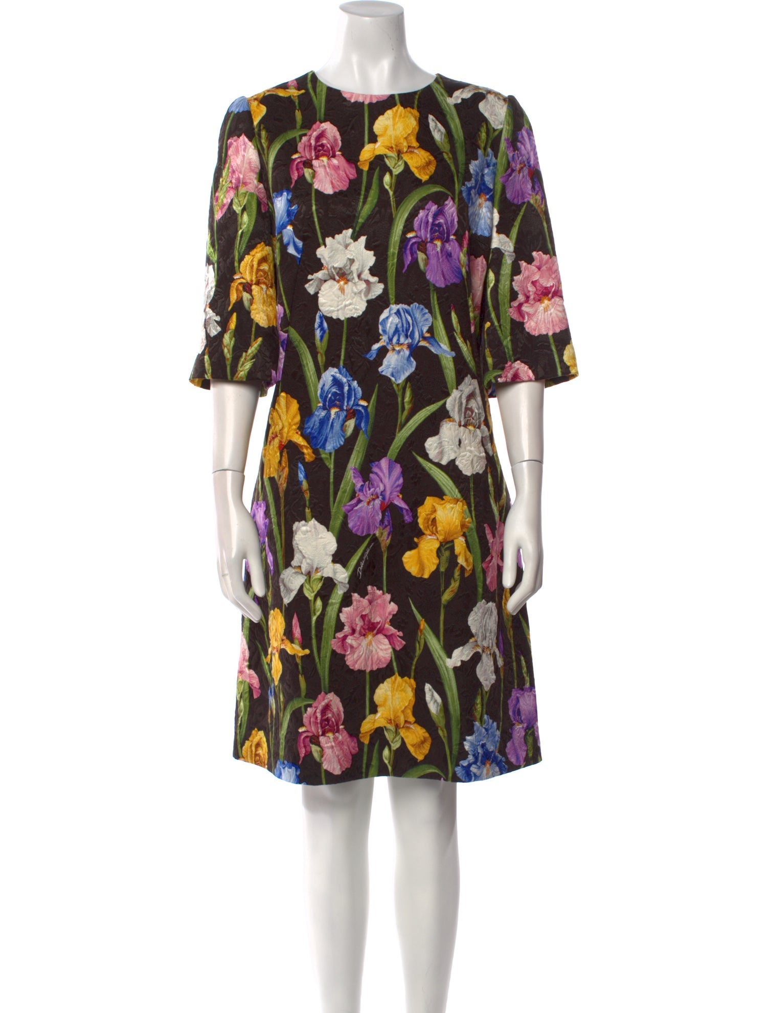 Dolce & Gabbana Floral Print Knee-Length Dress