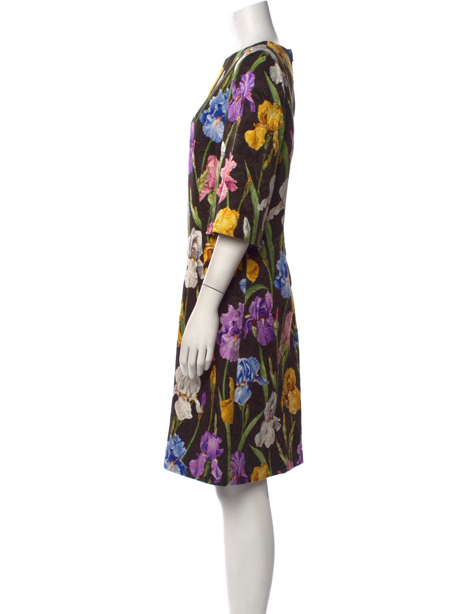 Dolce & Gabbana Floral Print Knee-Length Dress