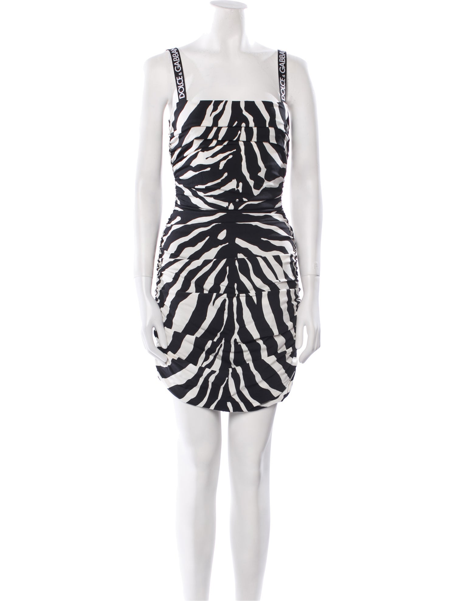 Dolce & Gabbana Animal Print Knee-Length Dress