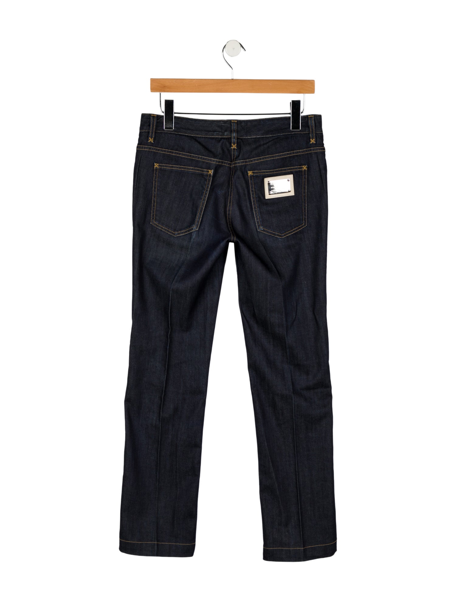 Dolce & Gabbana Mid-Rise Straight Leg Jeans