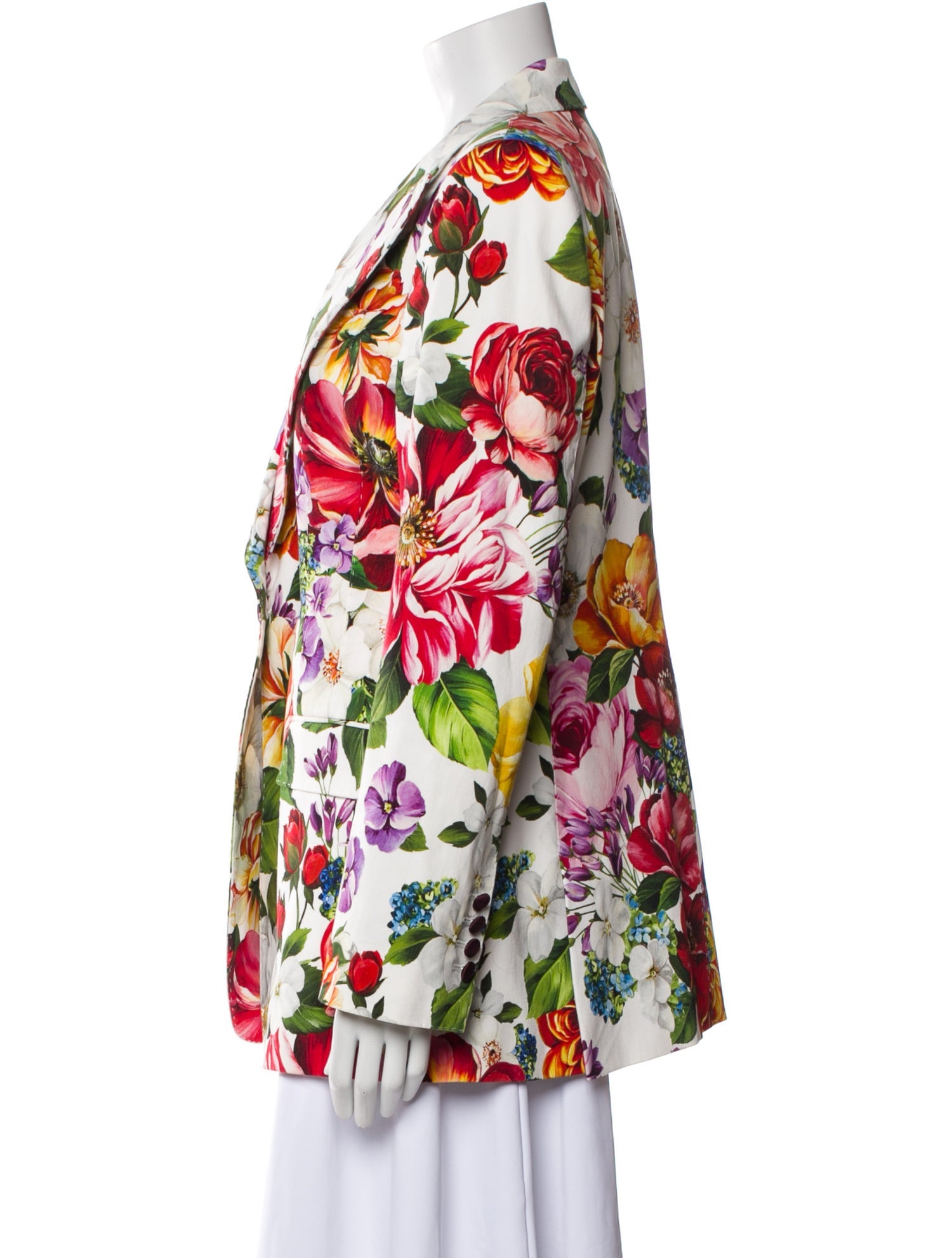 Dolce & Gabbana Floral Print Blazer