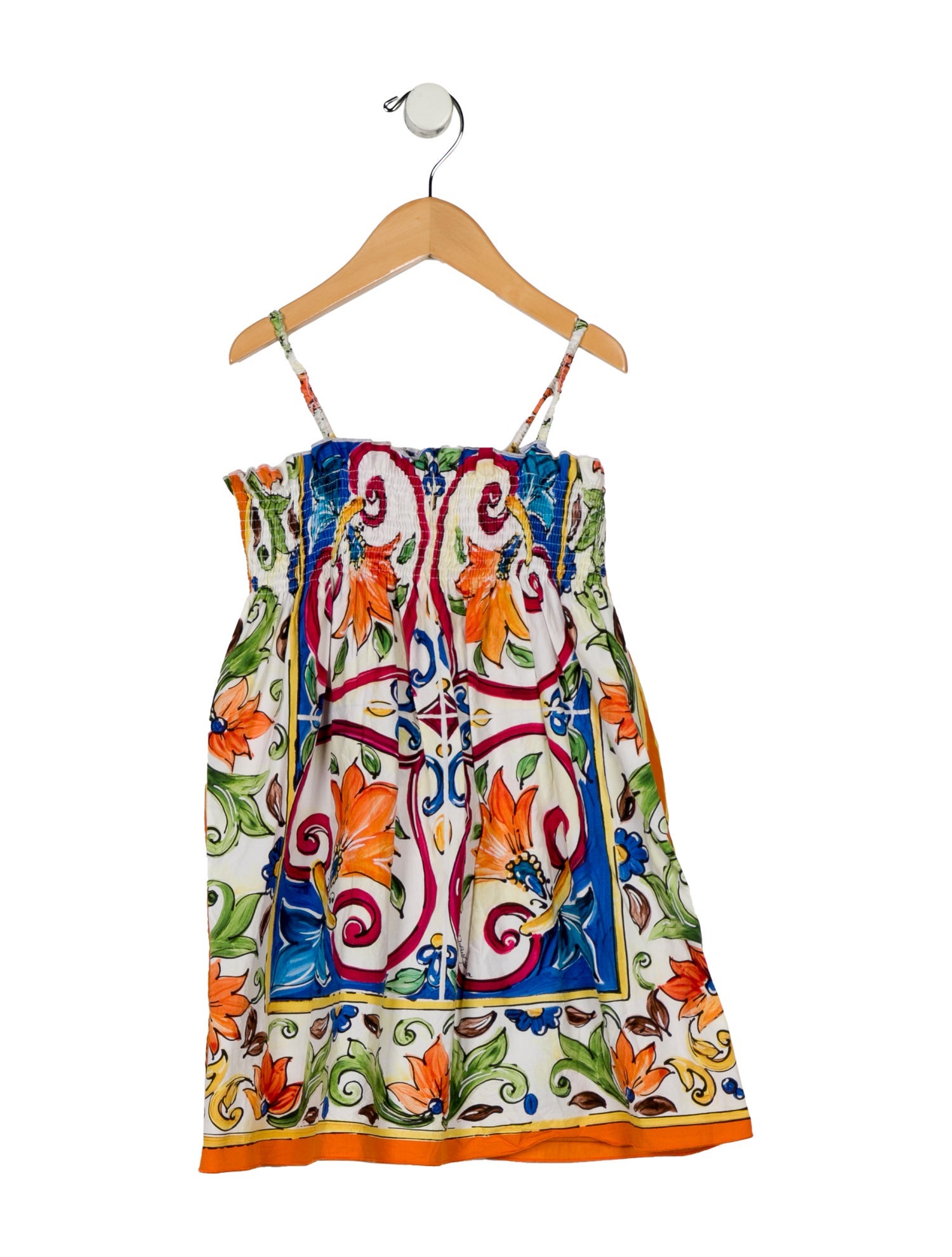 Dolce & Gabbana Girls' Printed Sleeveless Dress