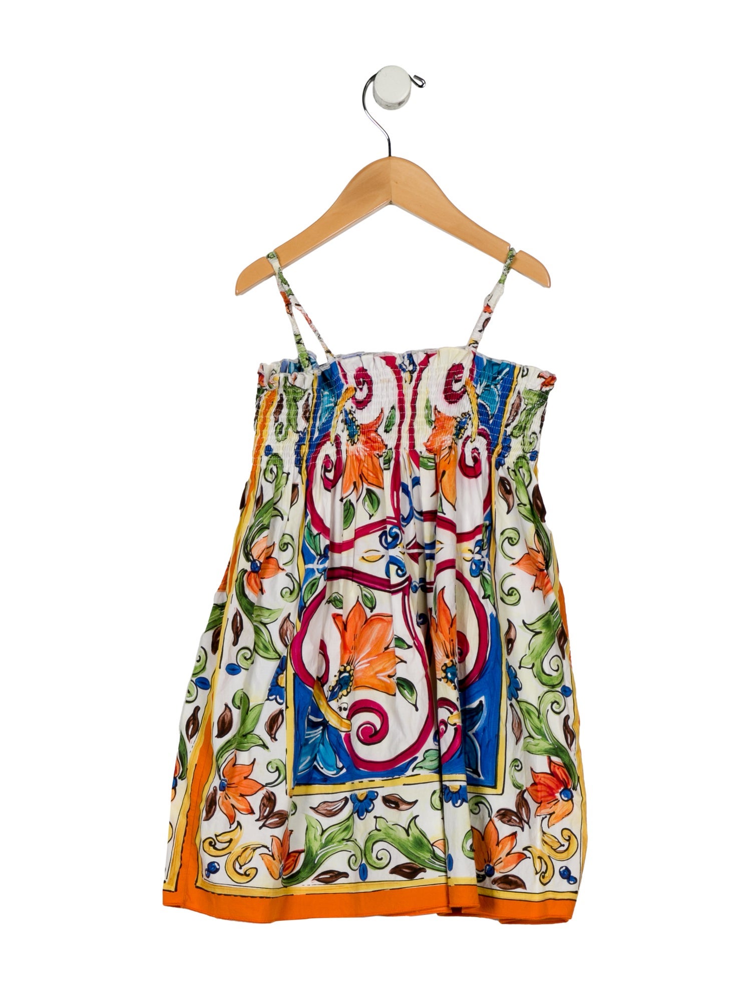 Dolce & Gabbana Girls' Printed Sleeveless Dress
