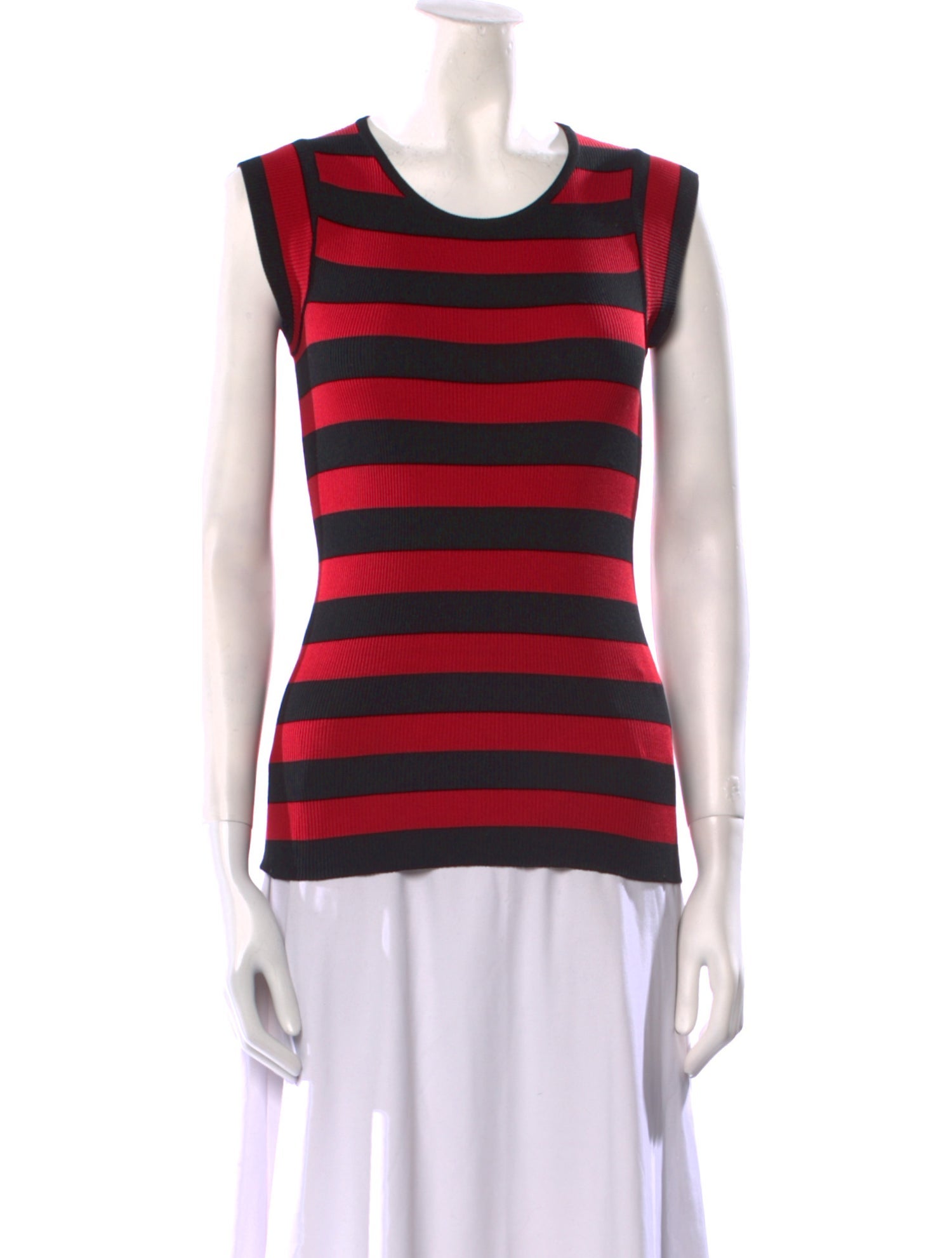 Dolce & Gabbana Silk Striped Tank Top