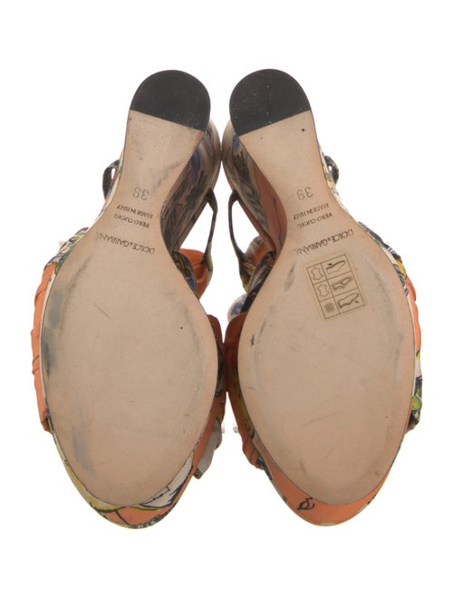 Dolce & Gabbana Nylon Printed Sandals