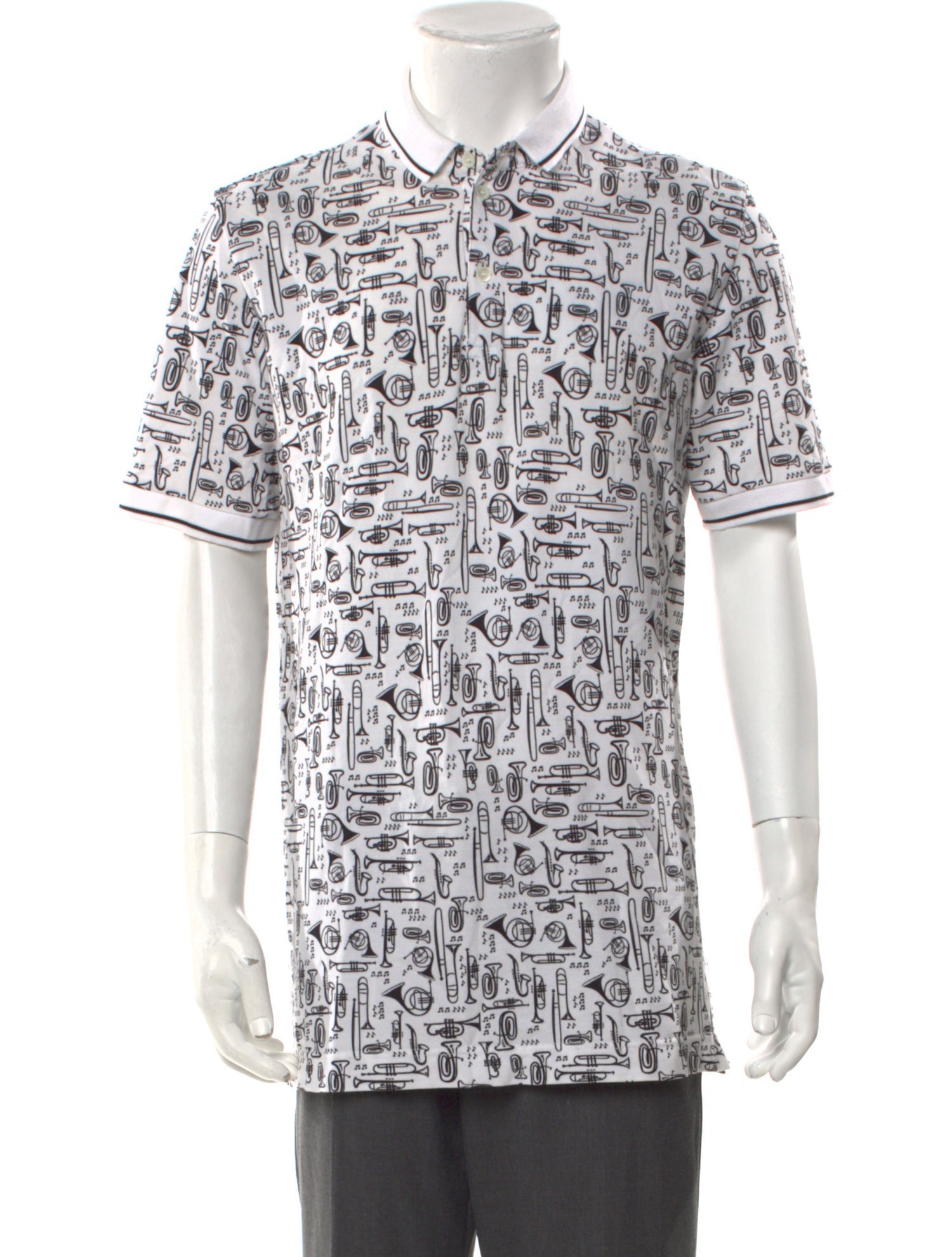 Dolce & Gabbana Printed Short Sleeve Shirt