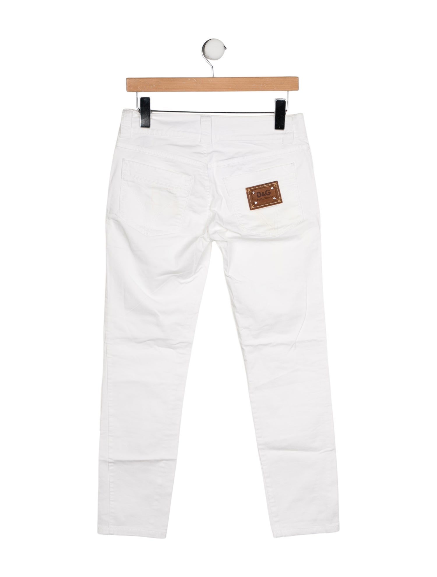 D&G Low-Rise Skinny Leg Jeans