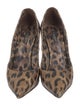 Dolce & Gabbana Leather Animal Print Pumps
