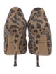 Dolce & Gabbana Leather Animal Print Pumps