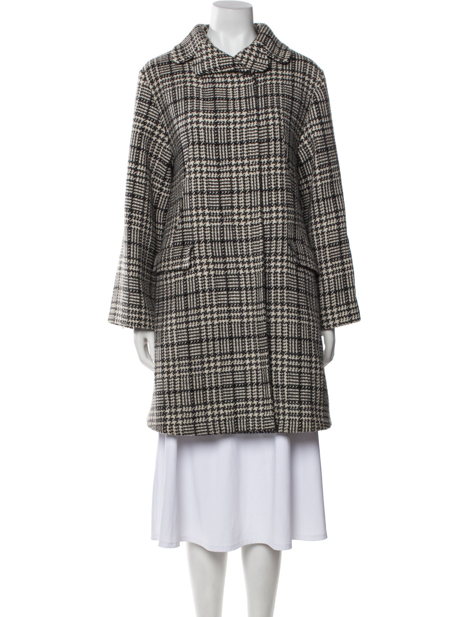 Dolce & Gabbana Virgin Wool Houndstooth Print Jacket