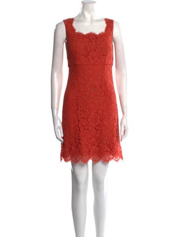 Dolce & Gabbana Dresses Lace Pattern Mini Dress Us2, It38 | XS