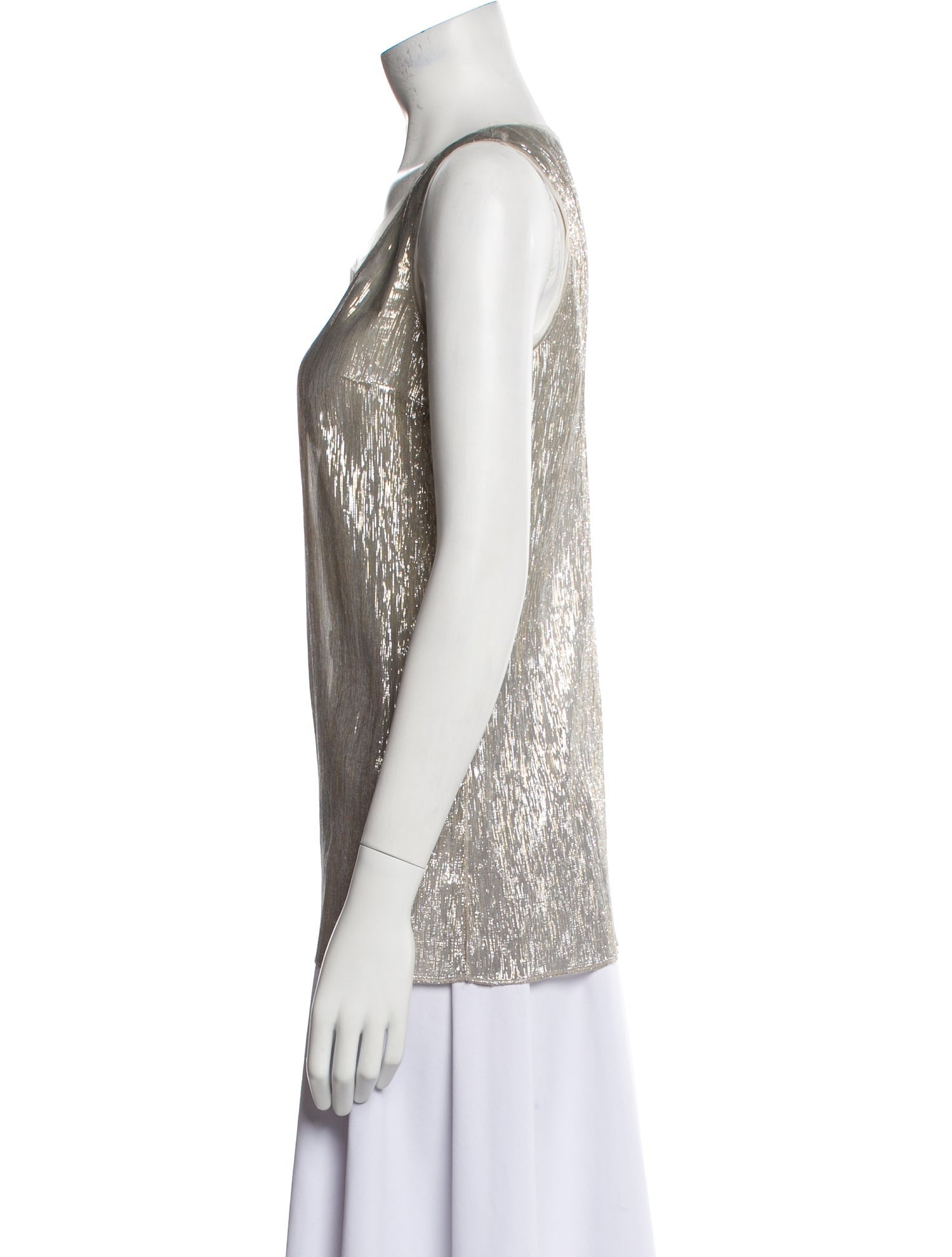 Dolce & Gabbana Scoop Neck Sleeveless Top