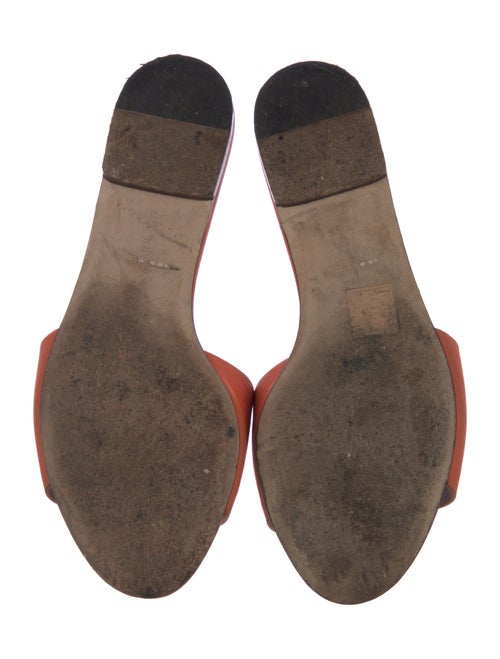 Dolce & Gabbana Signature Logo Leather Slides