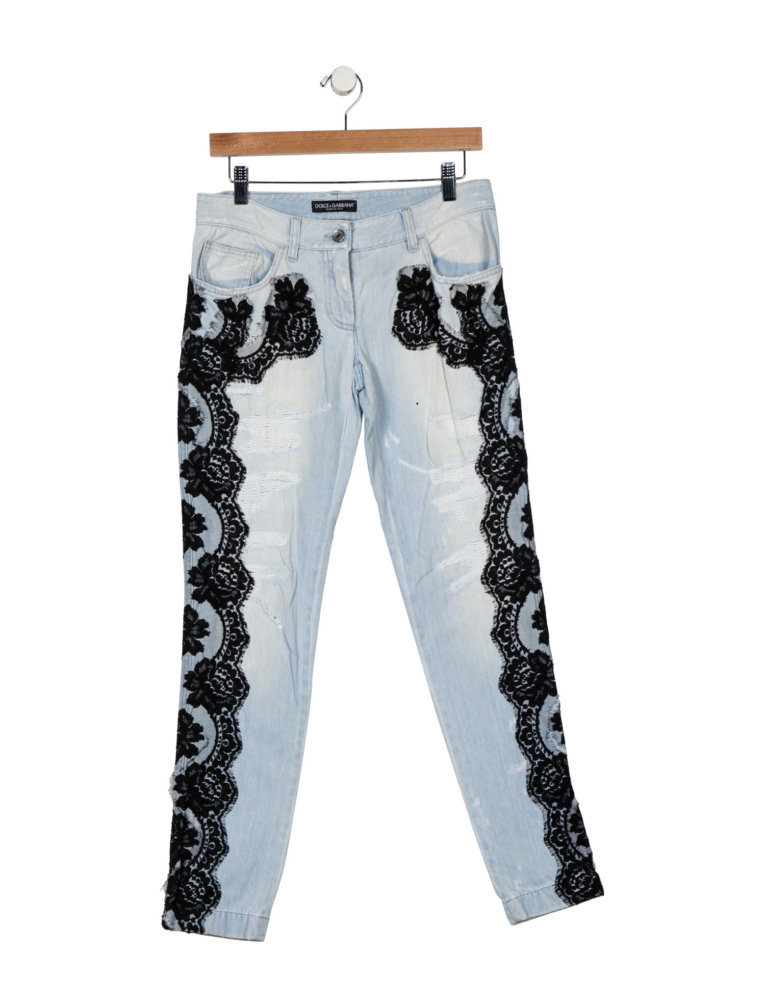 Dolce & Gabbana Low-Rise Straight Leg Jeans