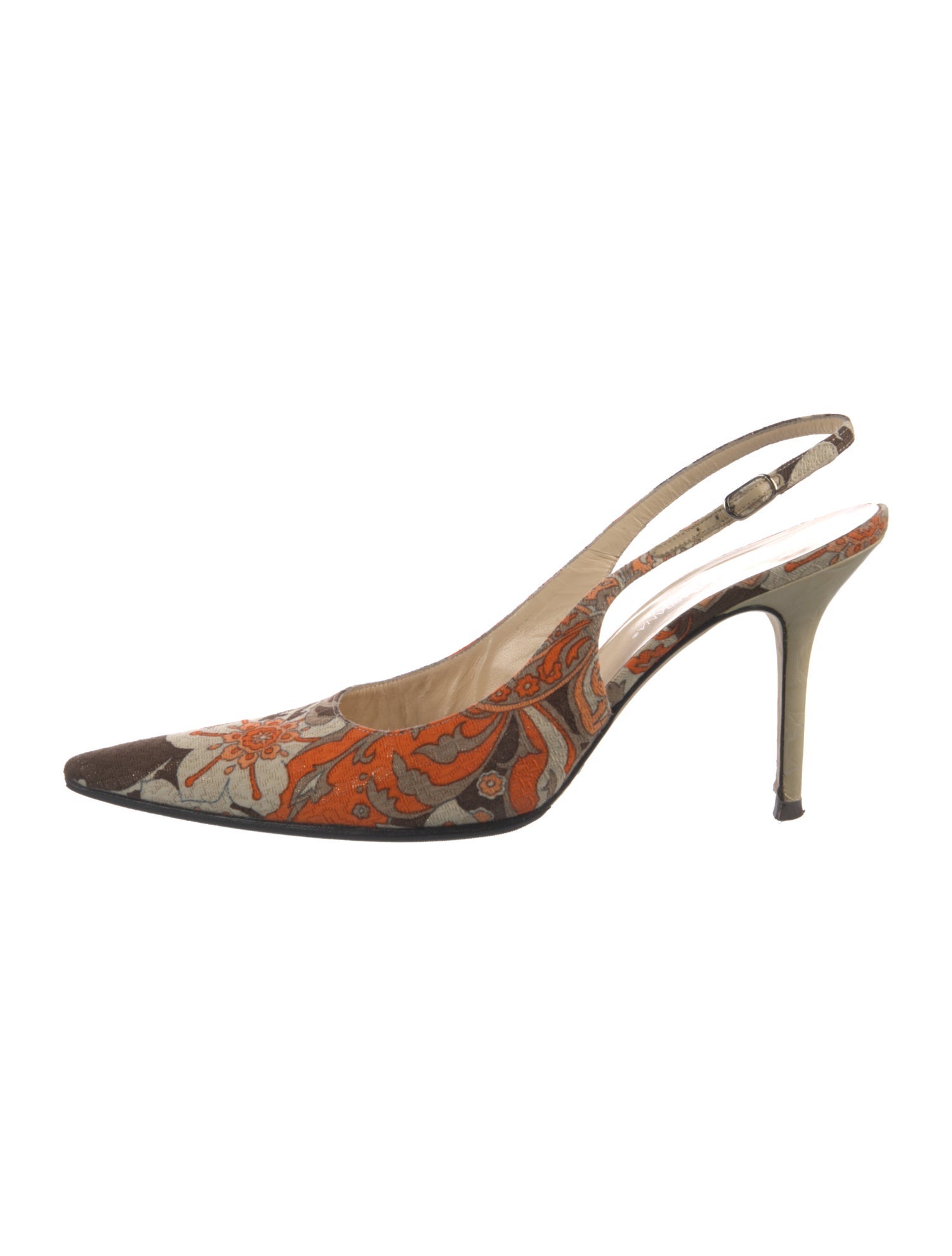 Dolce & Gabbana Printed Slingback Pumps