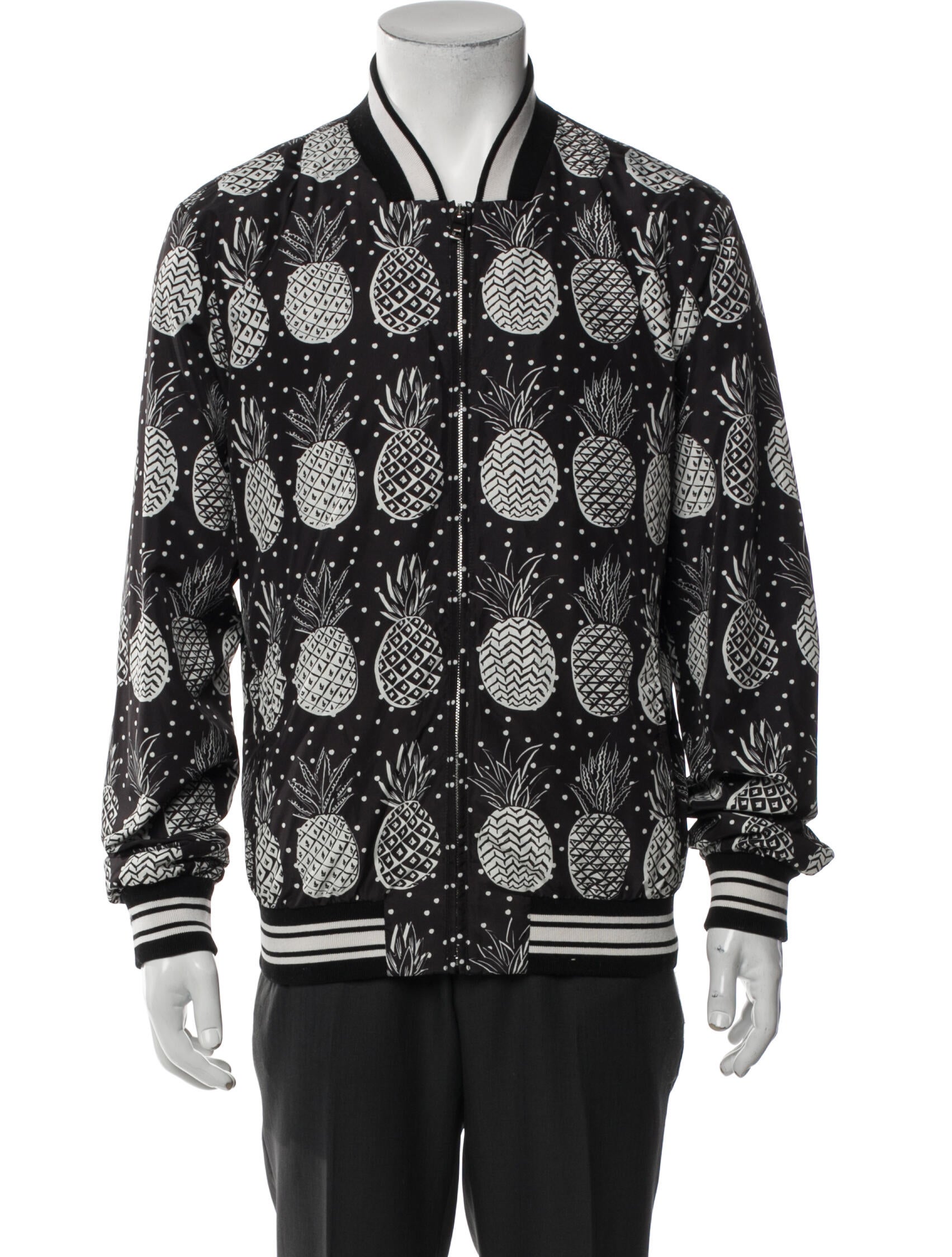 Dolce & Gabbana Printed Bomber Jacket