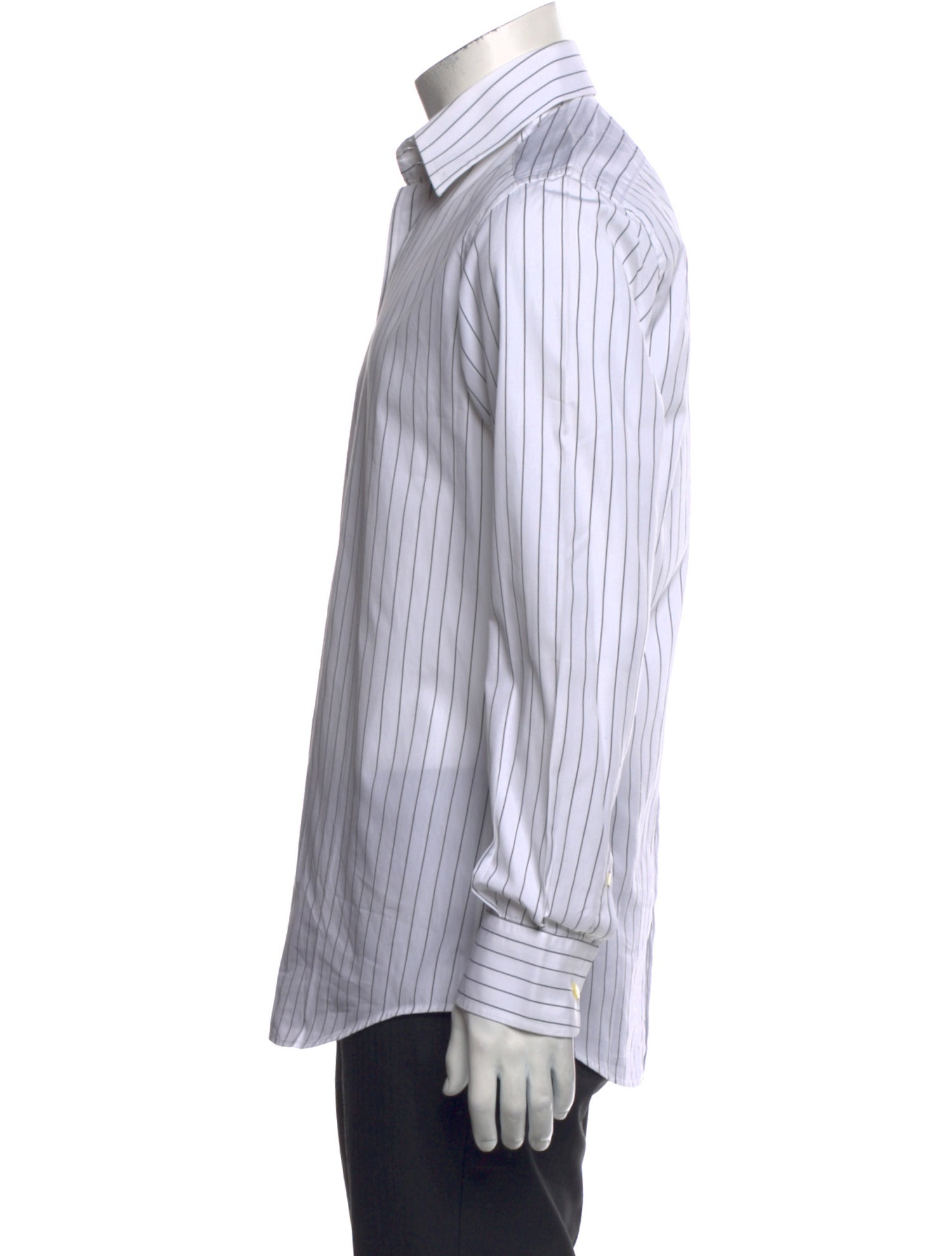 Dolce & Gabbana Striped Long Sleeve Dress Shirt
