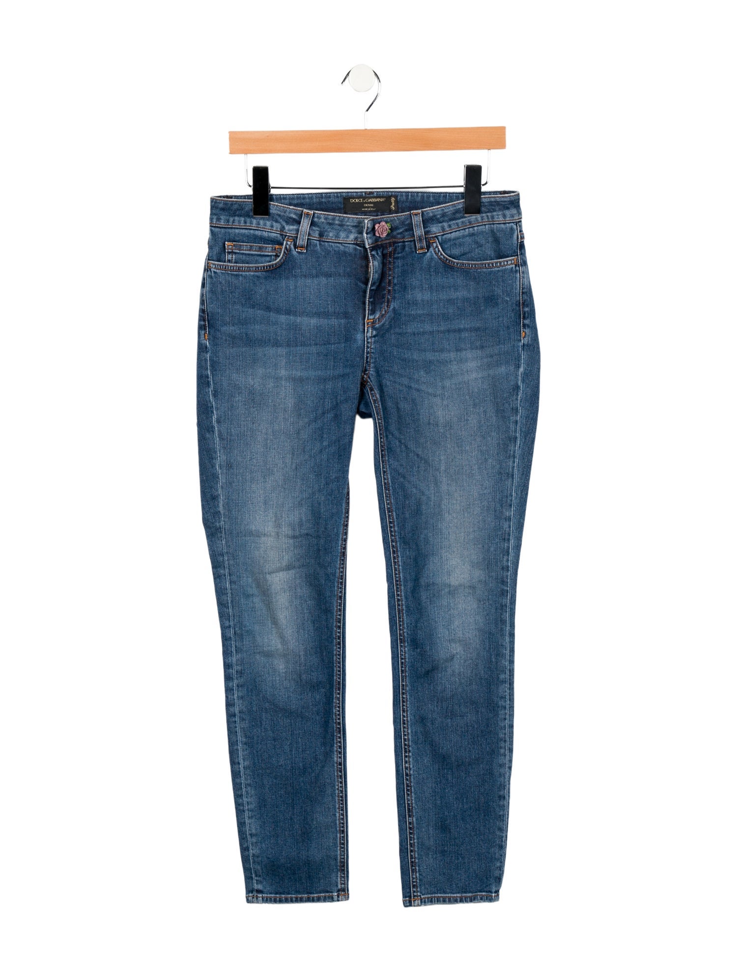 Dolce & Gabbana Mid-Rise Skinny Leg Jeans
