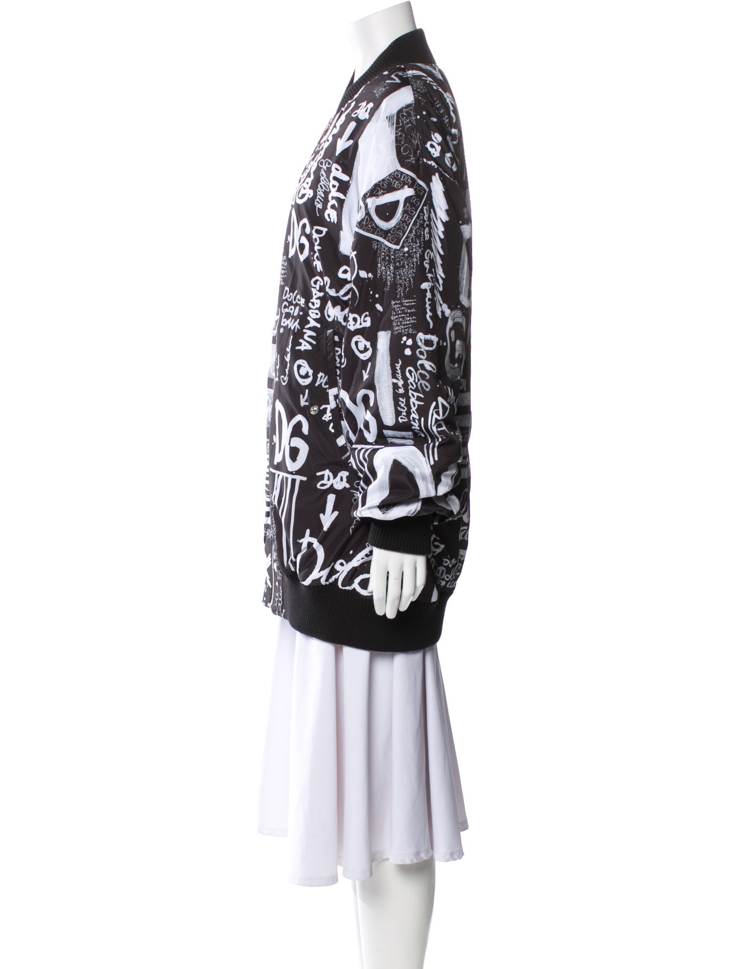 Dolce & Gabbana Printed Bomber Jacket
