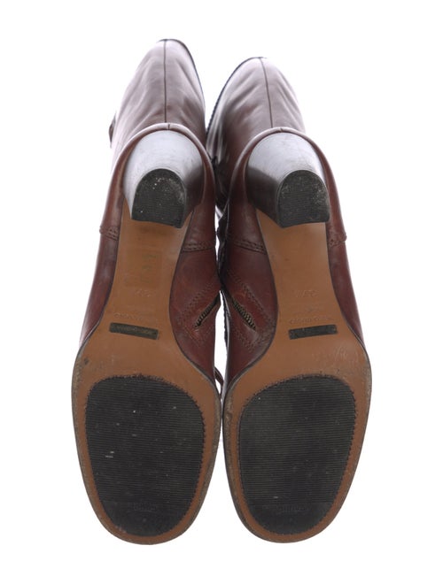 Dolce & Gabbana Leather Lace-Up Boots