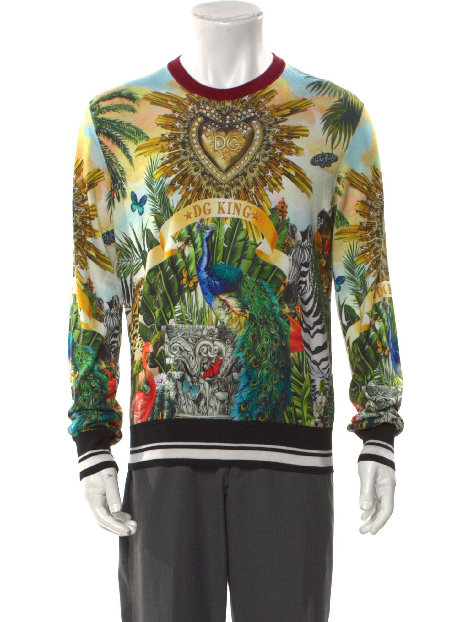 Dolce & Gabbana Silk Printed T-Shirt