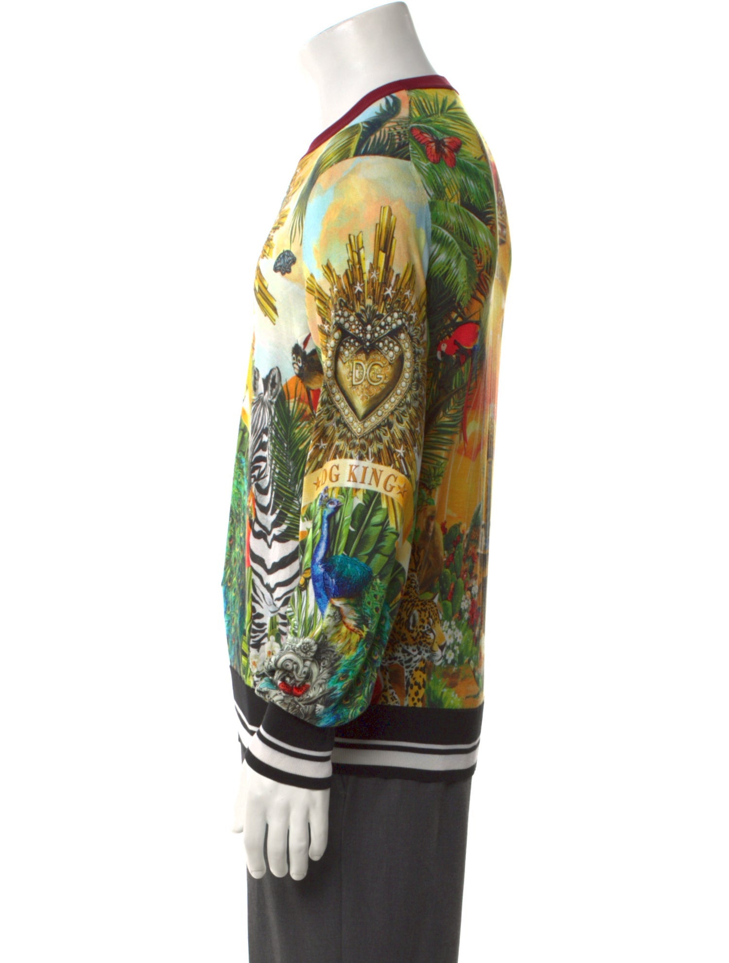 Dolce & Gabbana Silk Printed T-Shirt