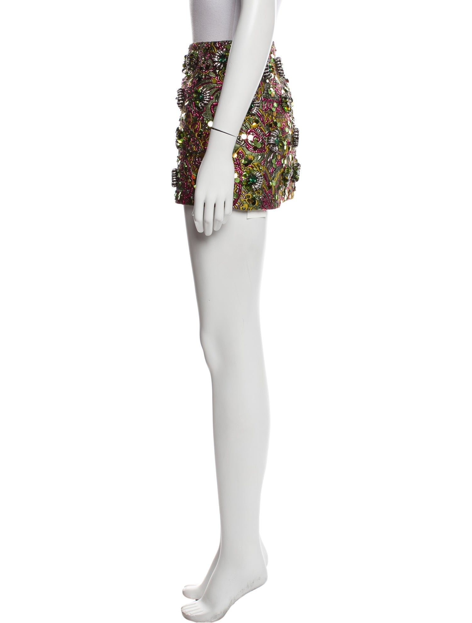 Dolce & Gabbana Floral Print Mini Skirt