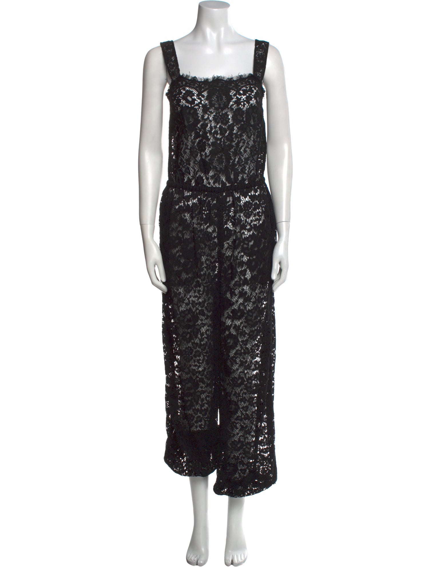 Dolce & Gabbana Lace Lace Pattern Jumpsuit