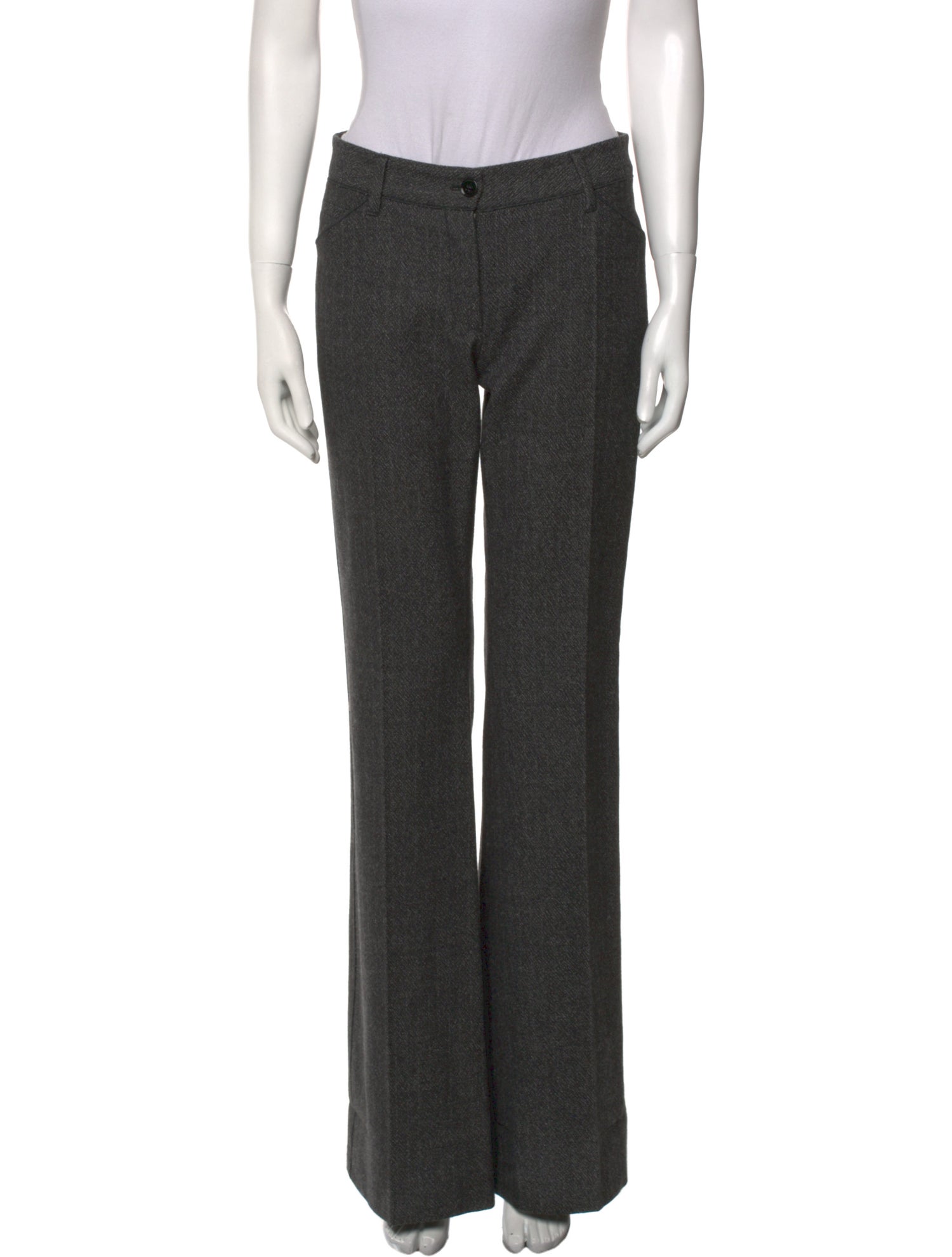Dolce & Gabbana Wool Wide Leg Pants