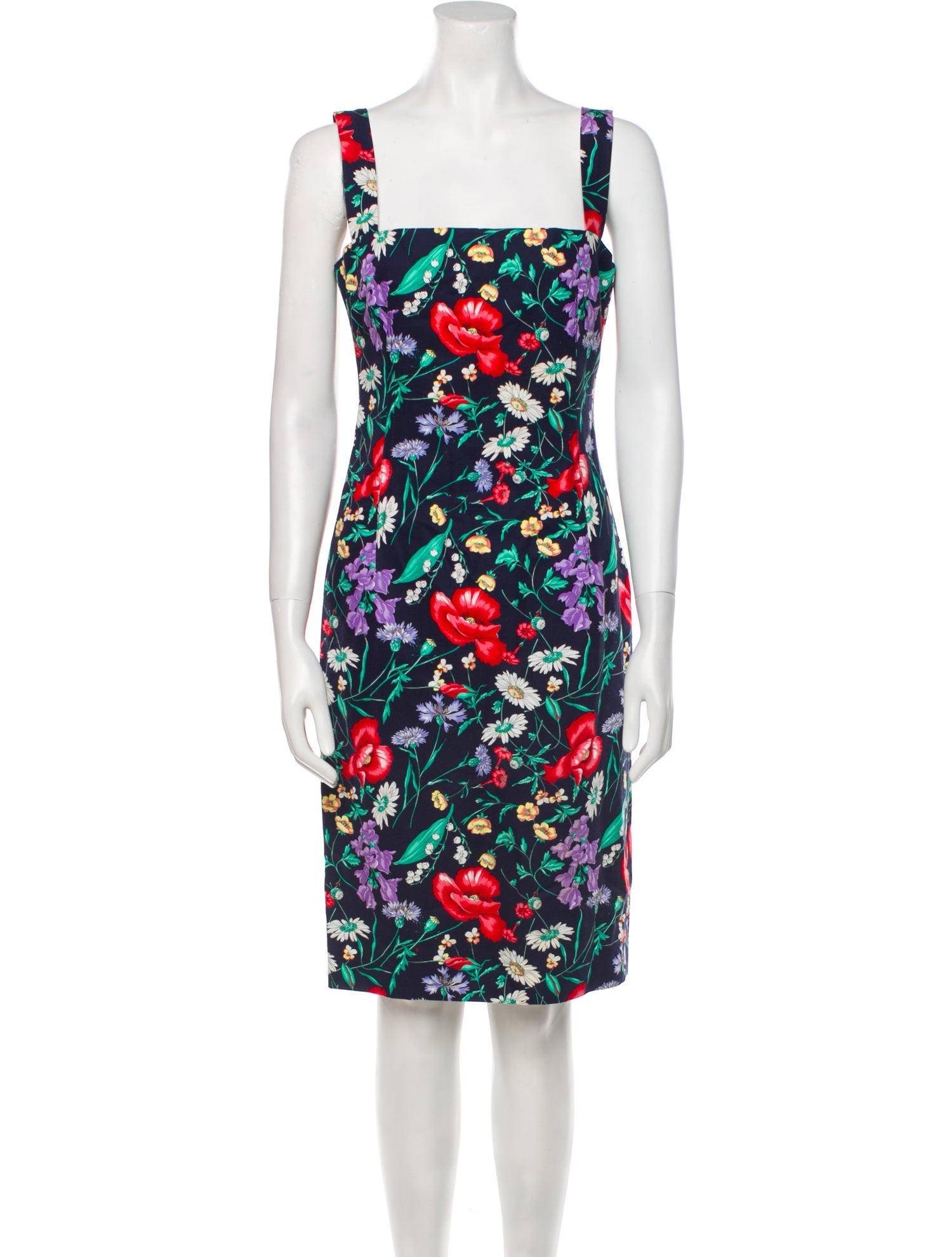 Dolce & Gabbana Silk Knee-Length Dress
