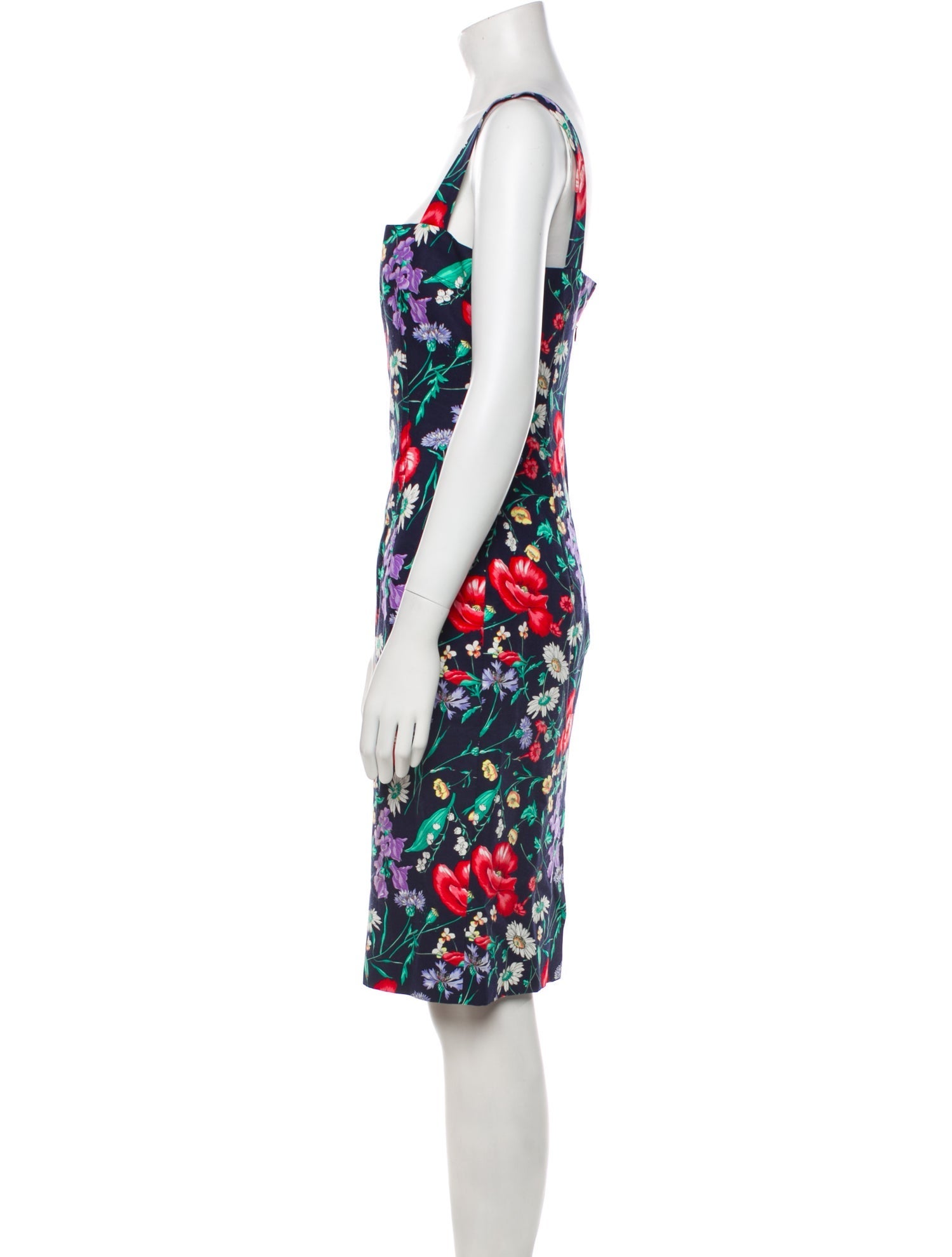 Dolce & Gabbana Silk Knee-Length Dress