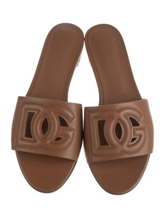 Dolce & Gabbana Leather Slides