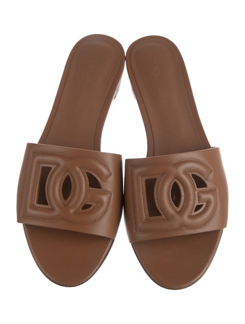 Dolce & Gabbana Leather Slides