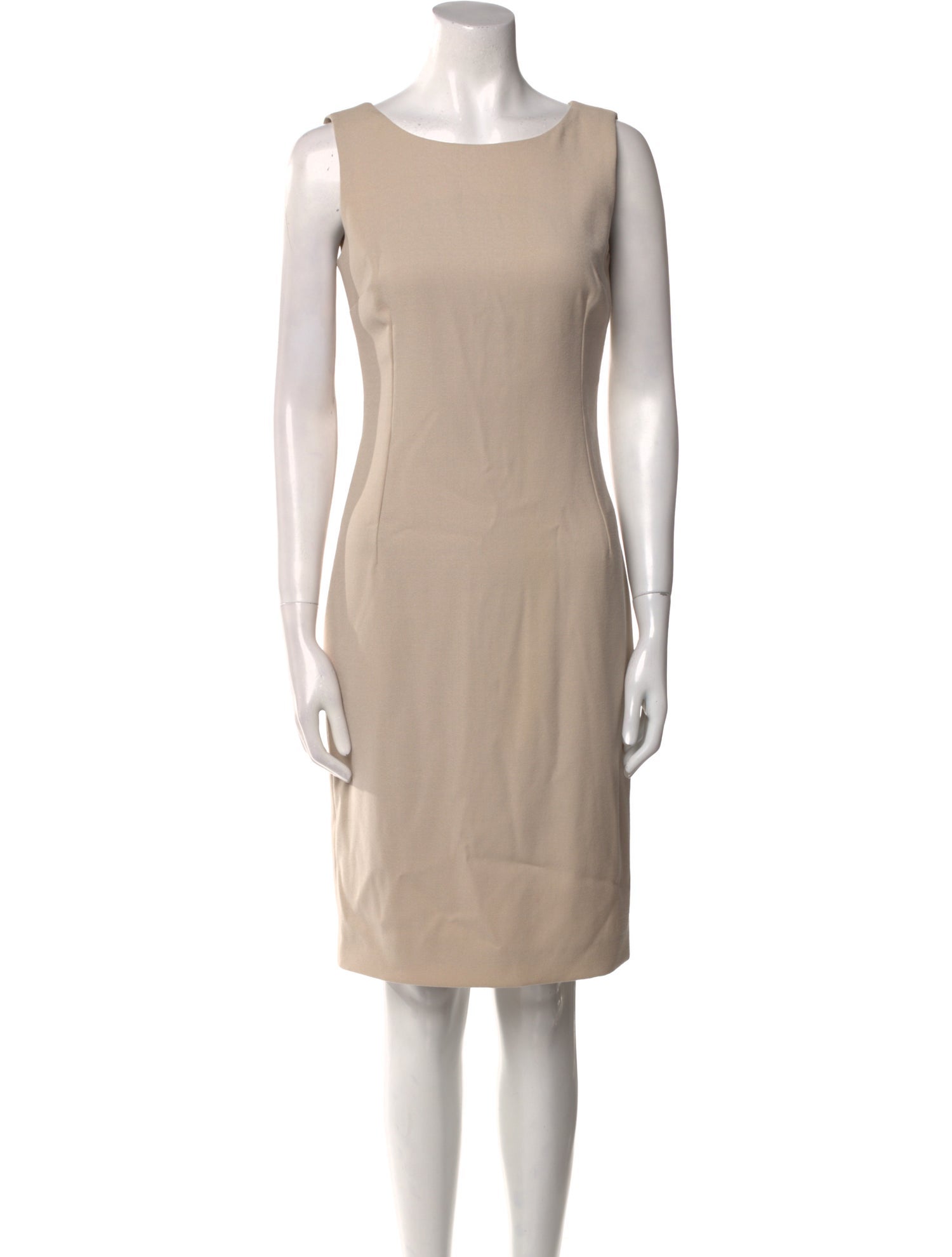 Dolce & Gabbana Virgin Wool Knee-Length Dress