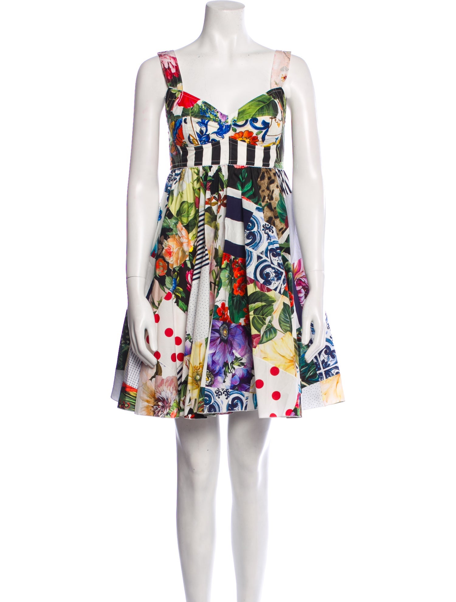 Dolce & Gabbana Printed Mini Dress