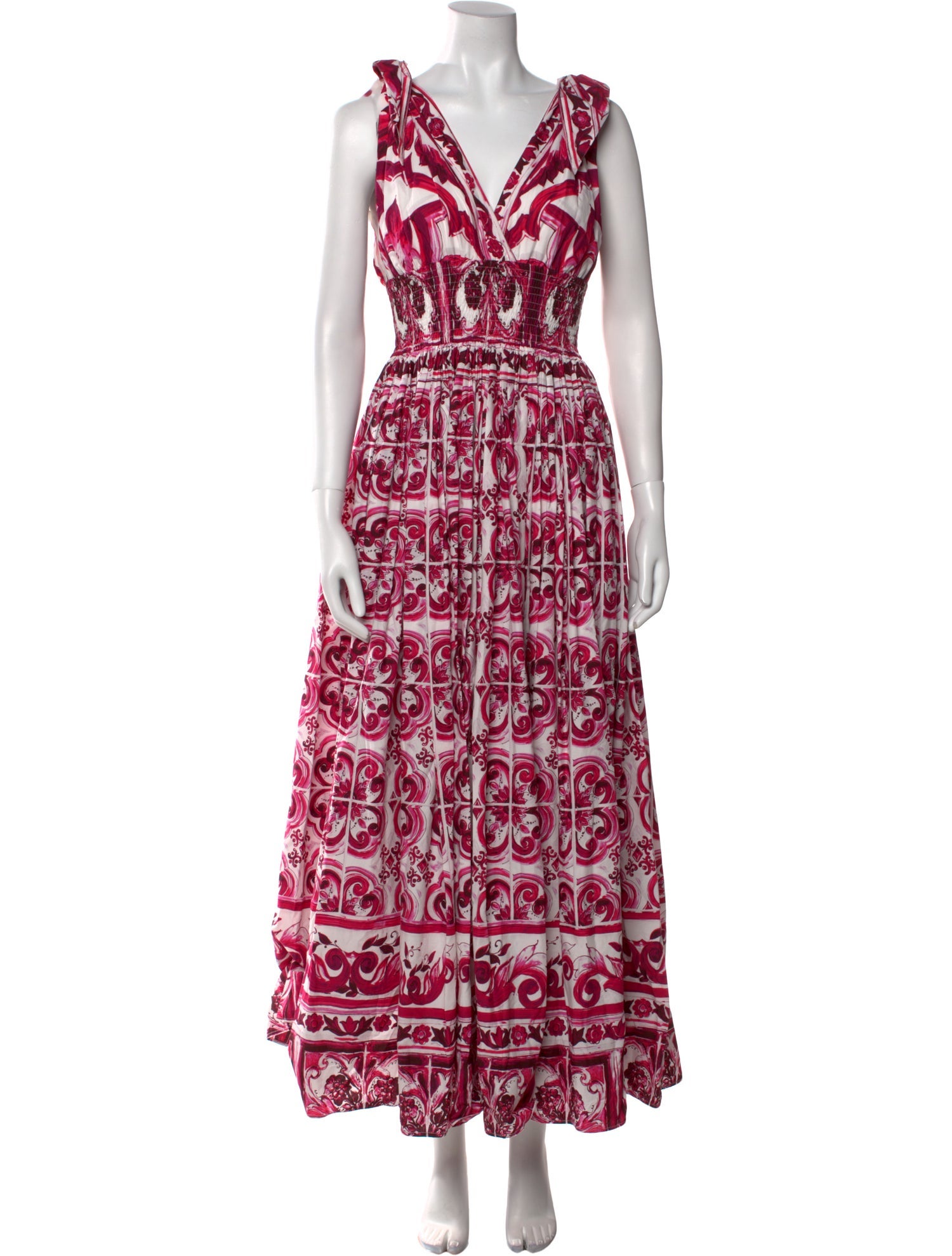 Dolce & Gabbana Printed Long Dress