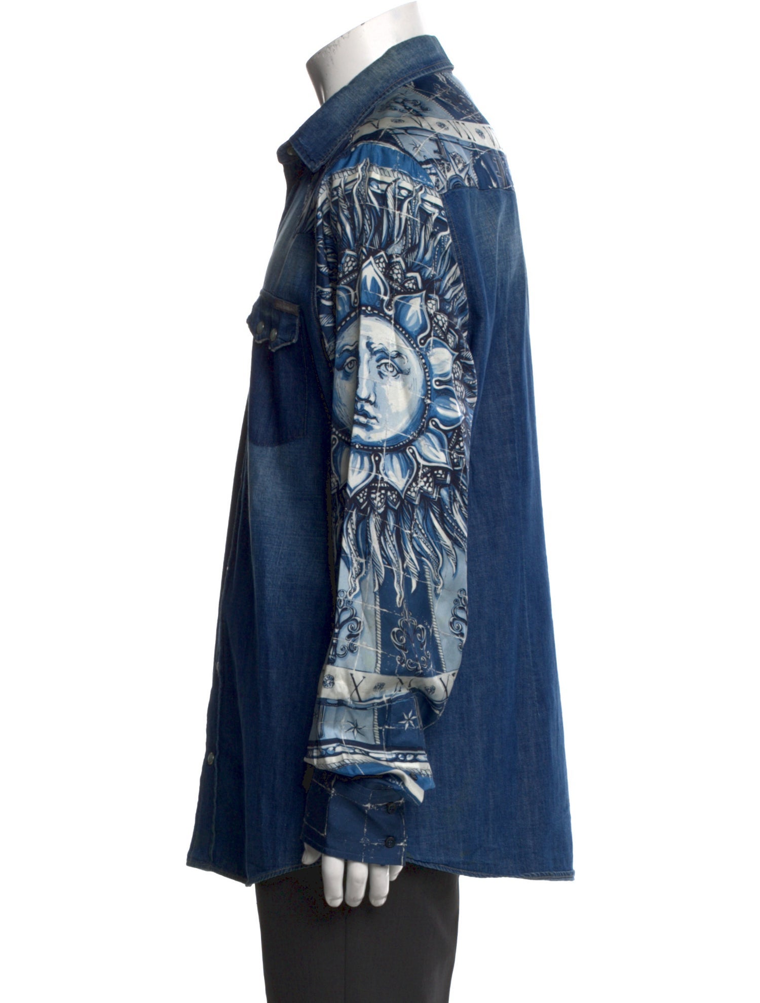 Dolce & Gabbana Long Sleeve Denim Shirt