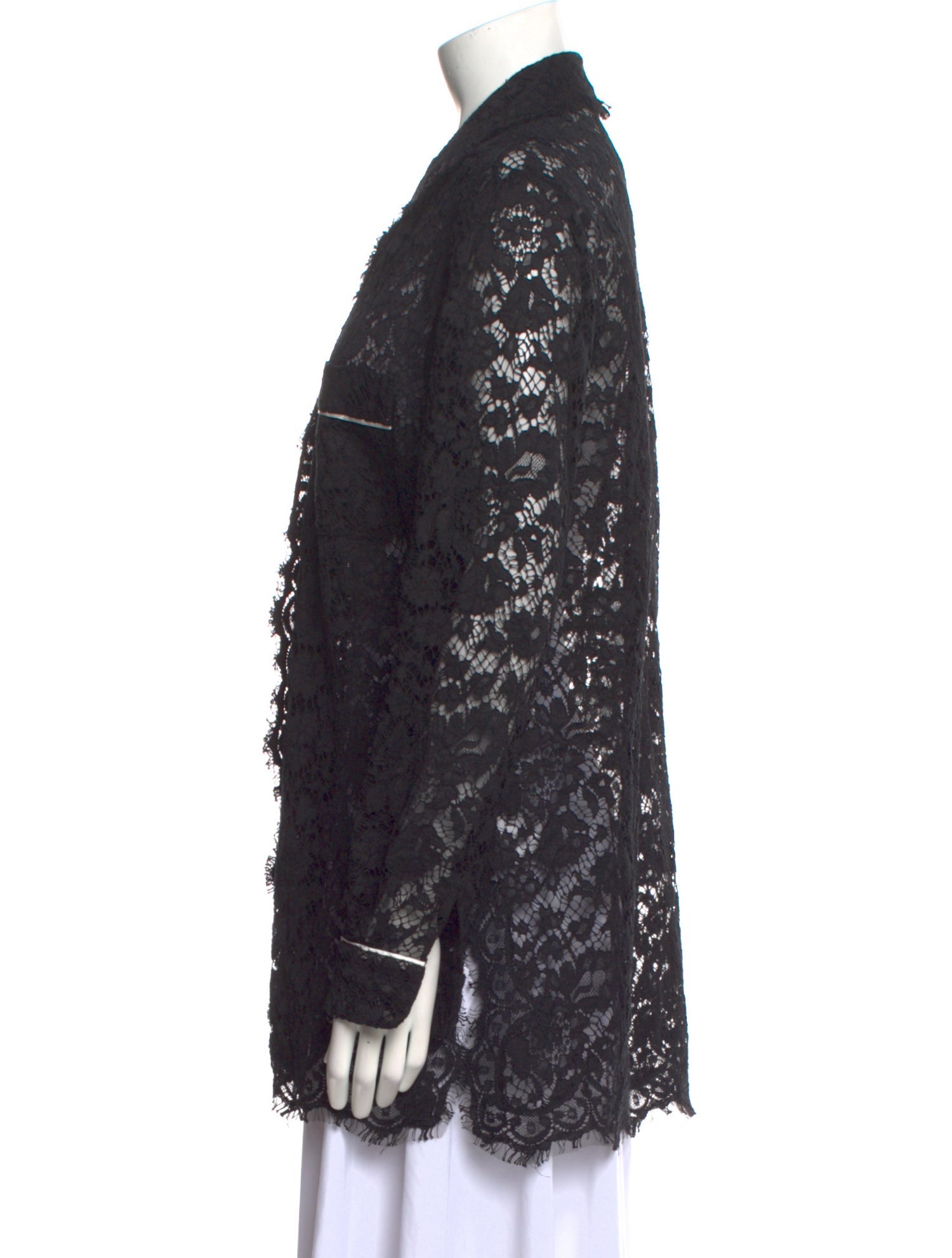 Dolce & Gabbana Lace Pattern Long Sleeve Tunic