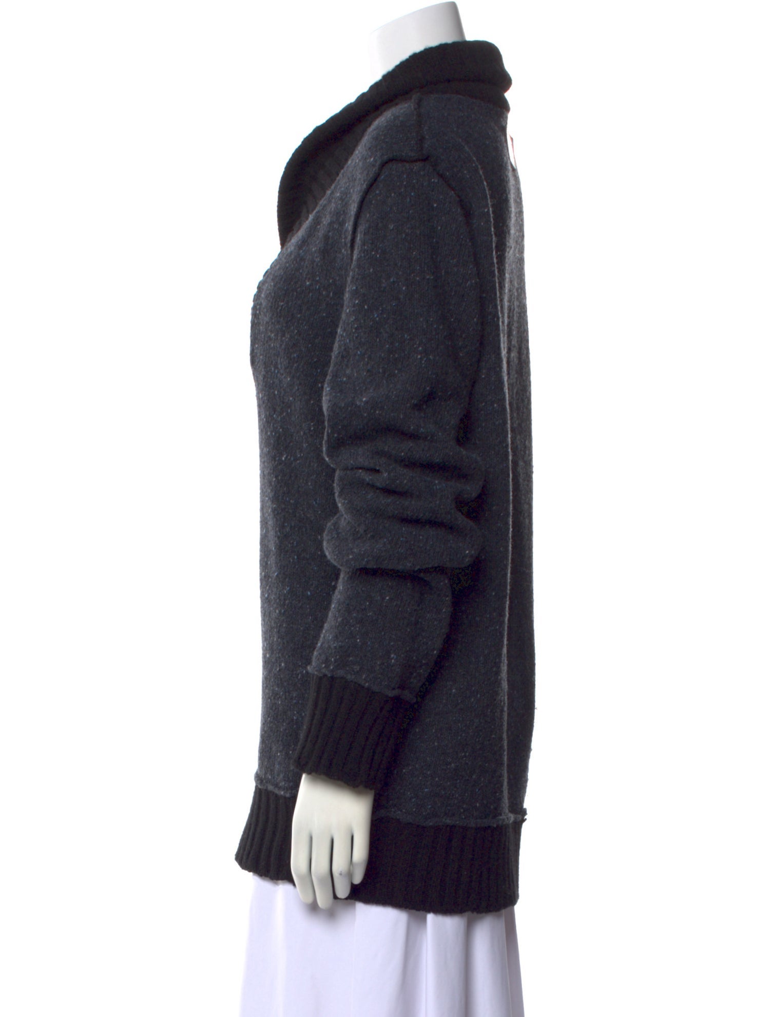 Dolce & Gabbana Wool Colorblock Pattern Sweater