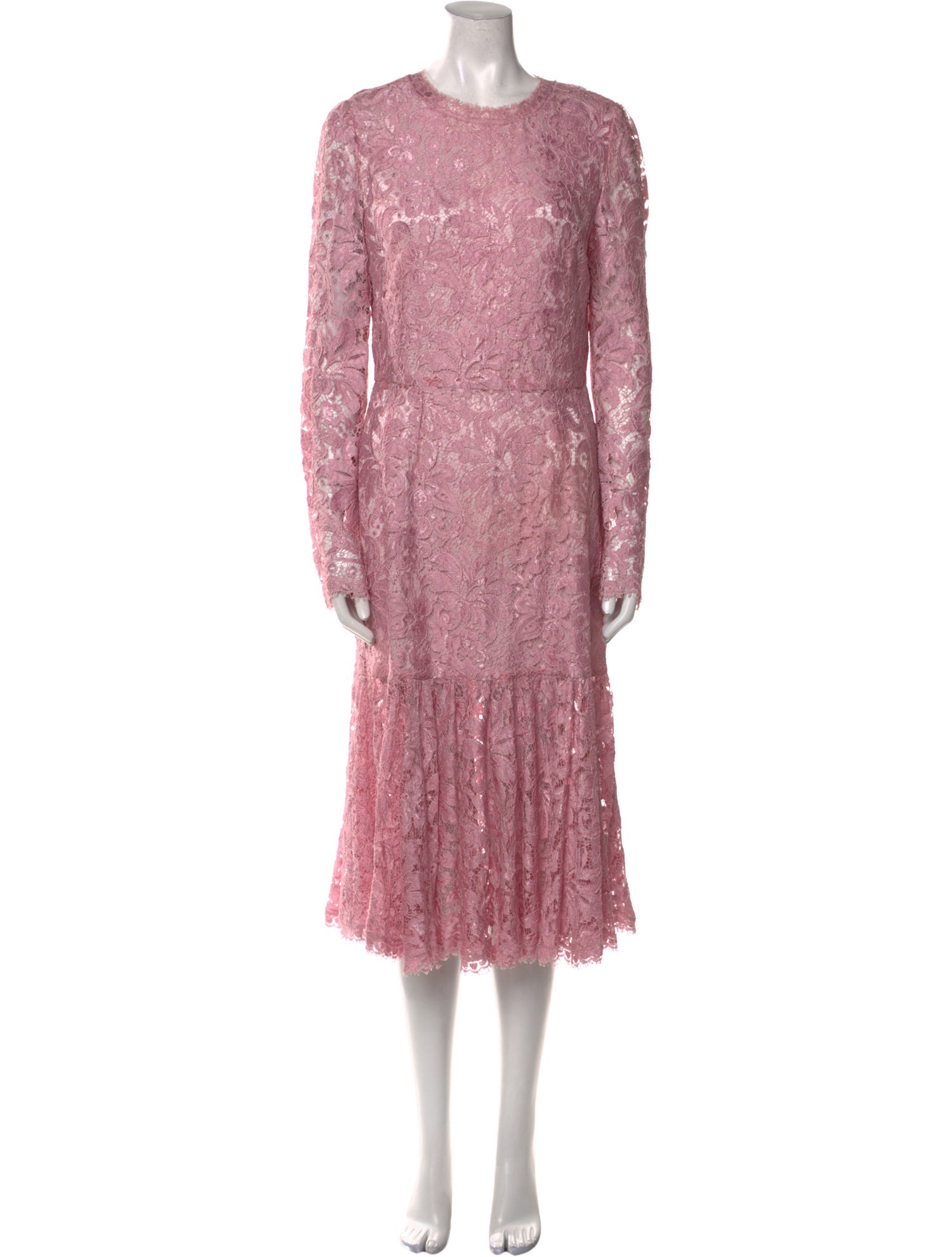 Dolce & Gabbana Lace Midi Length Dress