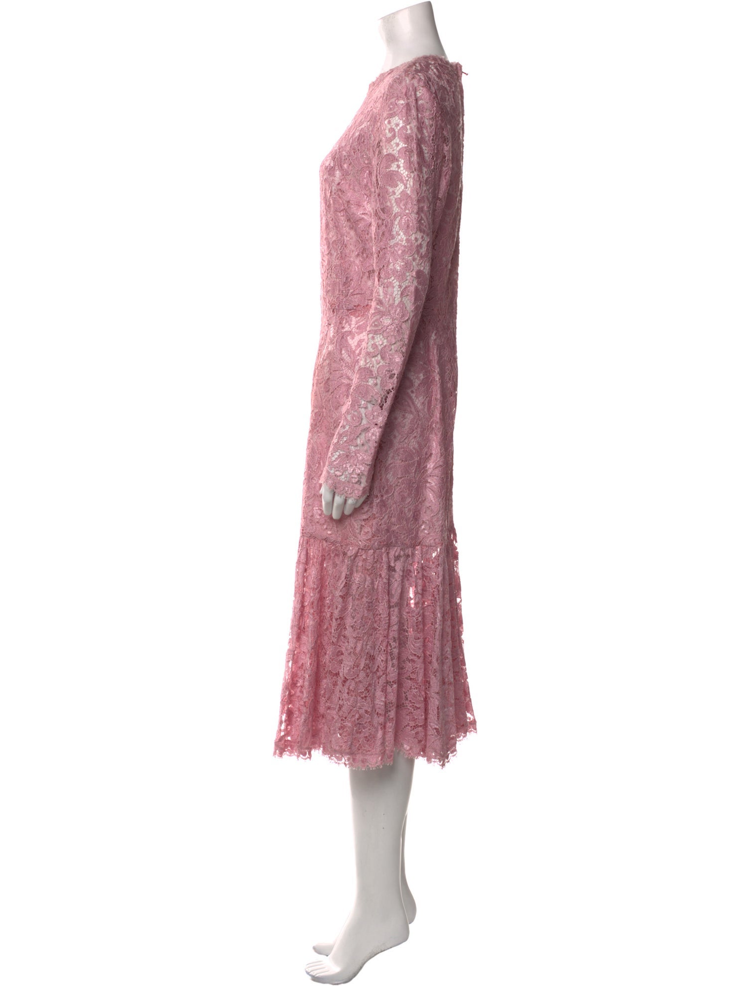 Dolce & Gabbana Lace Midi Length Dress