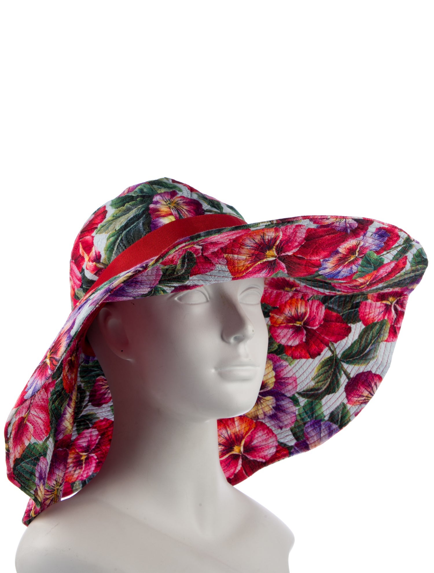 Dolce & Gabbana Floral Bucket Hat