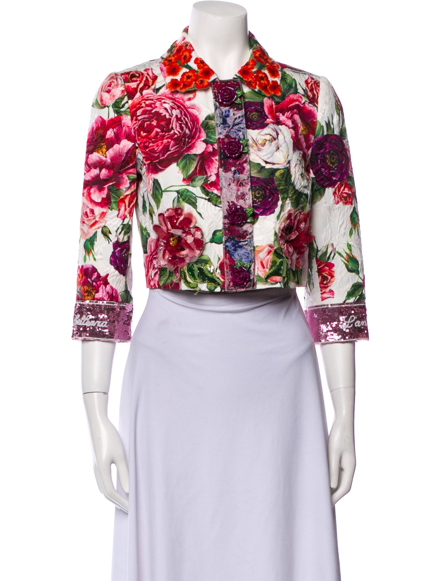Dolce & Gabbana Floral Print Bolero