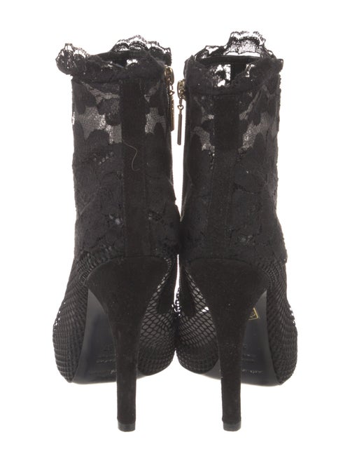 Dolce & Gabbana Lace Lace Pattern Boots
