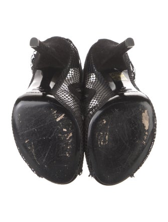 Dolce & Gabbana Lace Lace Pattern Boots