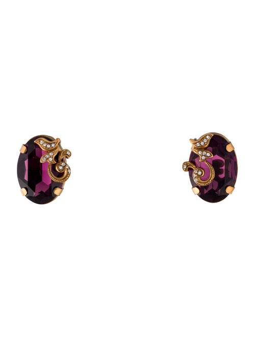 Dolce & Gabbana Crystal Clip-On Earrings