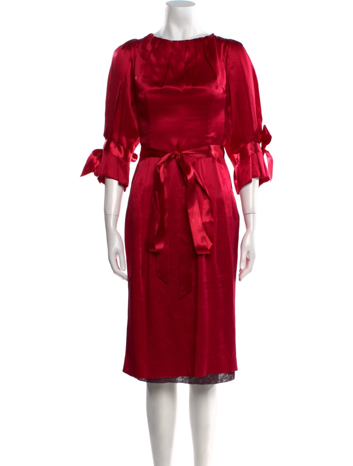 Dolce & Gabbana Silk Knee-Length Dress