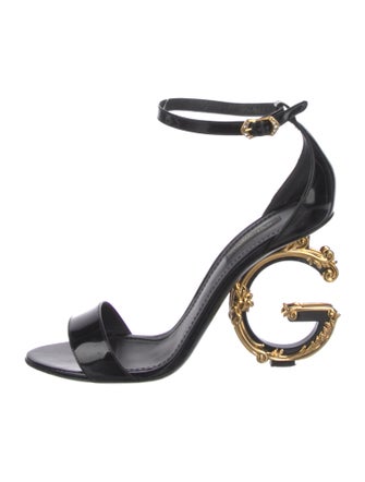 Dolce & Gabbana Patent Leather Sandals