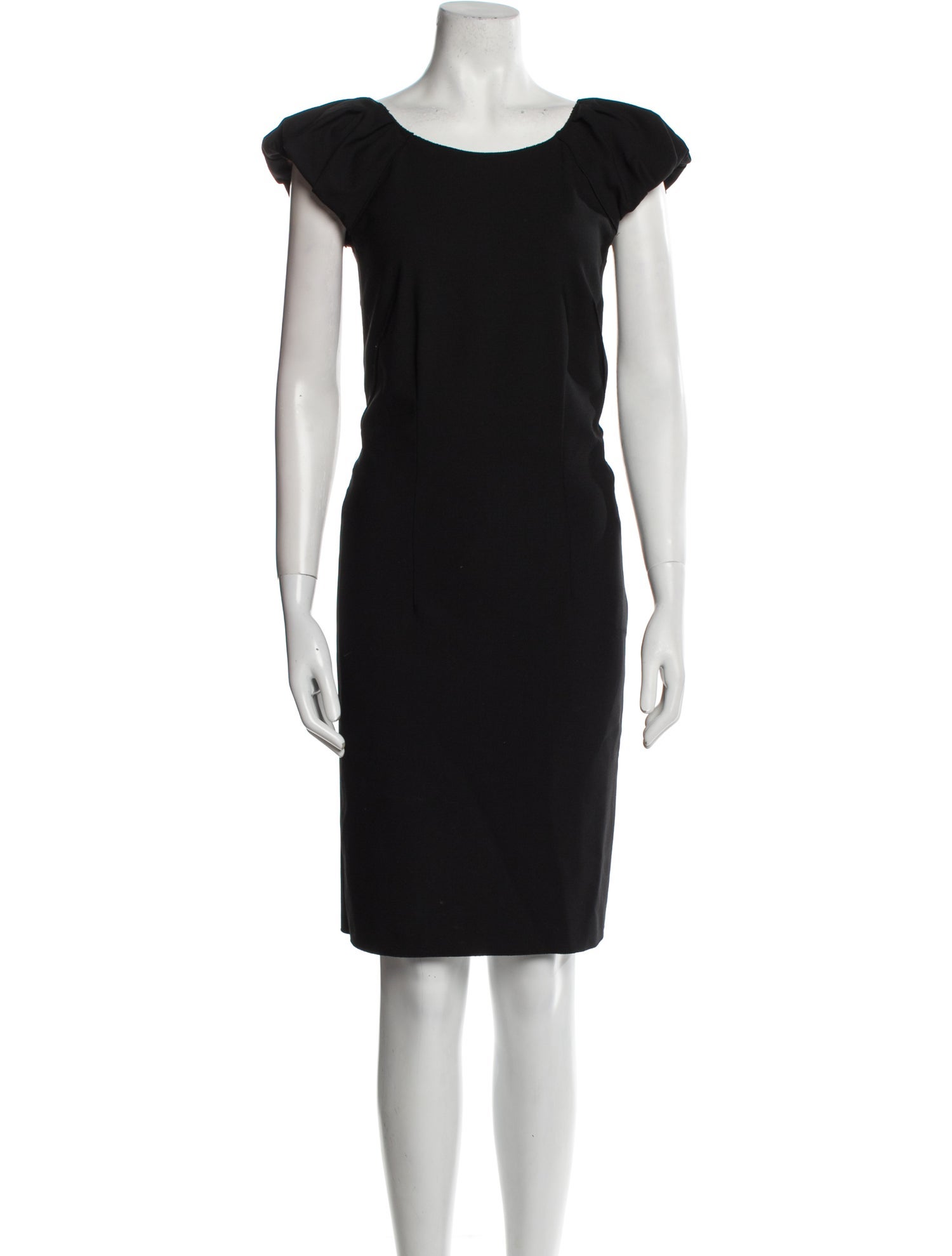 Dolce & Gabbana Virgin Wool Knee-Length Dress